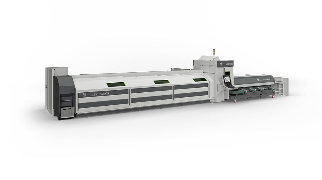 LT6 automatic laser cutting machine for metal tubes and profiles
